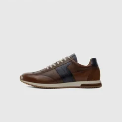 Ambitious Cognac and Navy Trainer|113196810