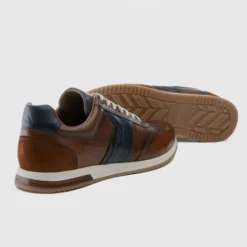 Ambitious Cognac and Navy Trainer|113196810