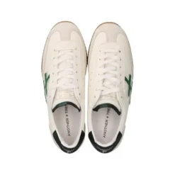 Another Trend Natur, White and Green Trainer|A0780490