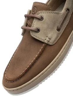 Ara Mocha Comfort Boat Shoe|112090114