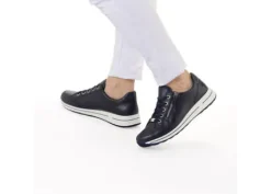 Ara Navy Wide Fit Trainer|122480102