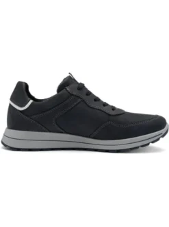 Ara Navy Wide Fit Trainer|112452322