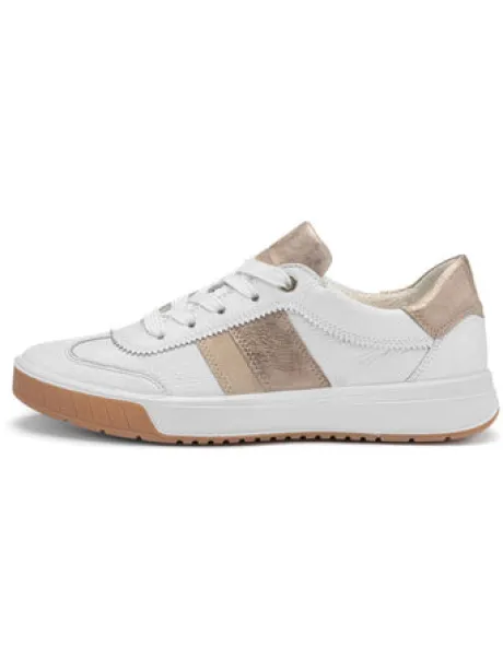 Ara White and Gold Trainer|125002804