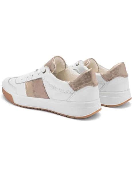 Ara White and Gold Trainer|125002804