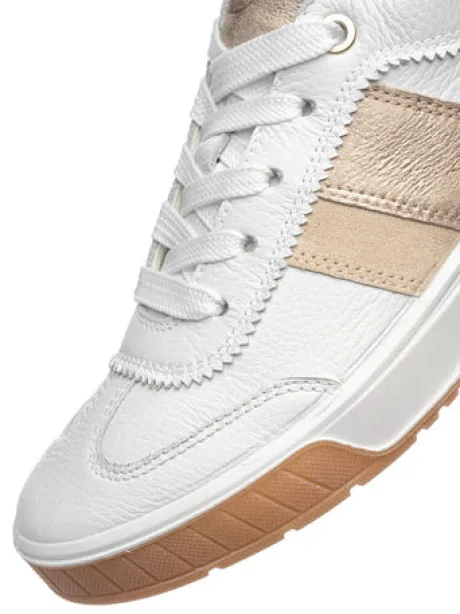 Ara White and Gold Trainer|125002804