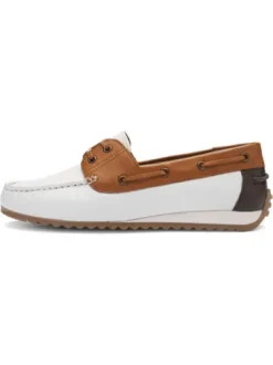 Ara White and Tan Loafer|122770404