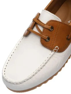 Ara White and Tan Loafer|122770404