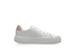 Ara White Platform Wide Fit Trainer|122300304B