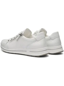Ara White Wide Fit Trainer|125480144