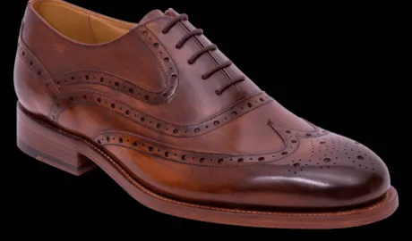Barker Liffey Brown Brogue Formal Shoe