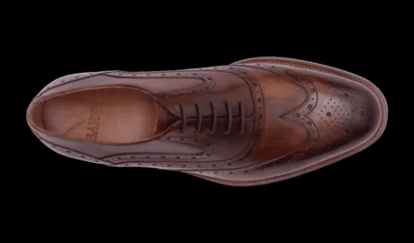 Barker Liffey Brown Brogue Formal Shoe