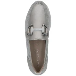 Caprice Silver Comfort Loafer|924536960
