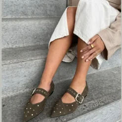 Copenhagen Army Green Mary Jane|CS8429ARMY