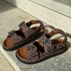 Copenhagen Leo Print Platform Sandal| CS8340