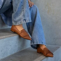 Copenhagen Tabacco Fringe Loafer|CS8585TAB