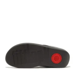 Fitflop Bead Circle Pewter Black Toe Post| HJ1B06