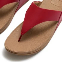Fitflop Burnt Berry Leather Toe Post|I88D47
