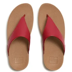 Fitflop Burnt Berry Leather Toe Post|I88D47