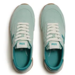 Fitflop Mint Whisper Retro Trainer|A5PE09