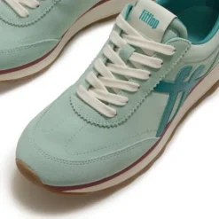 Fitflop Mint Whisper Retro Trainer|A5PE09