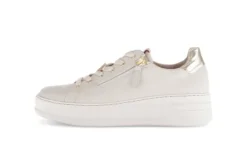 Gabor Beige Comfort Platform Trainer|8639653