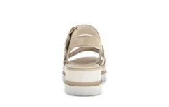 Gabor Beige Wedge Strap Sandal|8462714