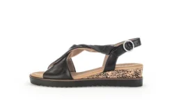 Gabor Black Strap Sandal|8275127