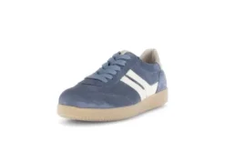 Gabor Blue & White Suede Trainer|8330016