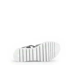 Gabor Blue and Silver Wedge Sandal|8462061