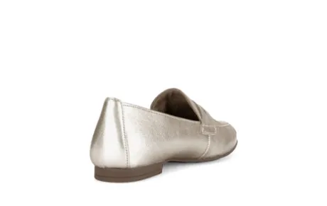 Gabor Gold Flat Loafer|8521362