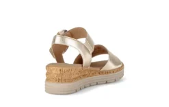 Gabor Gold Wedge Sandal|8270682