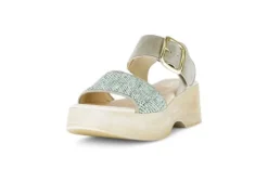 Gabor Green Platform Sandal|8452641