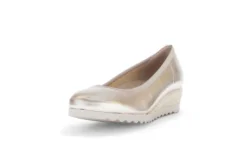 Gabor Light Gold Wedge Pump|8264182G