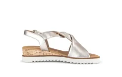 Gabor Light Gold Wedge Sandal|8275182