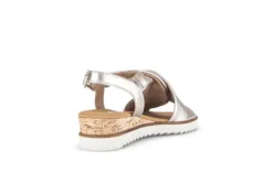 Gabor Light Gold Wedge Sandal|8275182