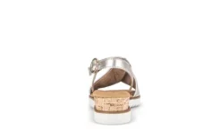Gabor Light Gold Wedge Sandal|8275182