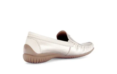 Gabor Light Gold Wide Fit Slip On|8609082