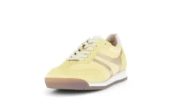 Gabor Light Yellow and Silver Trainer|8343013