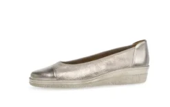 Gabor Metallic Bronze Mini Wedge Pump|8604262