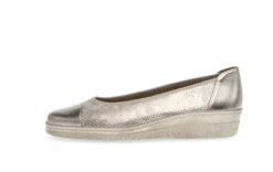 Gabor Metallic Bronze Mini Wedge Pump|8604262