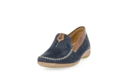 Gabor Navy and Tan Comfort Slip On|8609046B