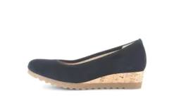Gabor Navy Mini Wedge Pump|8264146