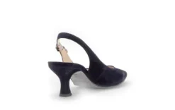 Gabor Navy Nubuck Sling Back|8151016