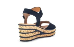 Gabor navy Wedge Sandal|8465116