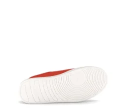 Gabor Red Chili Suede Wide Fit Trainer|8654538