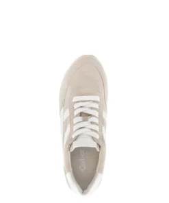 Gabor Soft Beige Suede Trainer |8655633