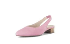 Gabor Soft Pink Suede Sling Back|8152010