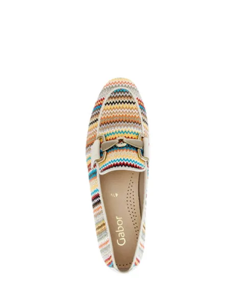 Gabor Stripe Multicolour Trendy Loafer|8521441