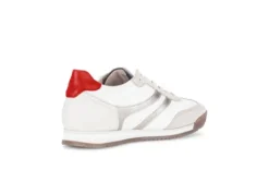 Gabor Trendy White and Red Trainer|8343014