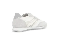 Gabor White and Grey Comfort Trainer|8343011